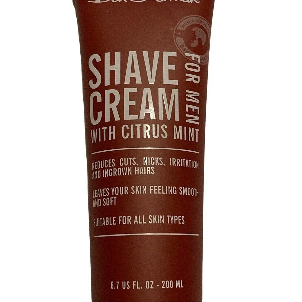 Ben Sherman Shave Cream for‎ Men With Citrus Mint - Reduce Irritation, Cuts NEW